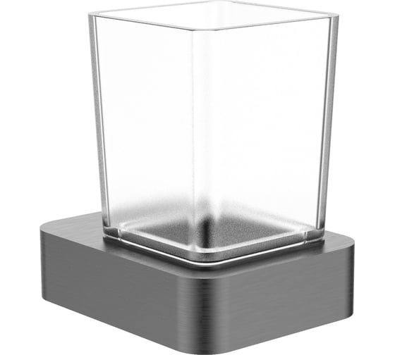 Стакан для зубных щеток Wonzon & Woghand с держателем LOTTE, Темный графит WW-8321-BGM 1