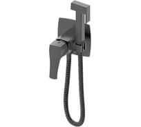 Смеситель с гигиеническим душем встраиваемый Wonzon & Woghand FLEX, Темный графит WW-88829072-BGM