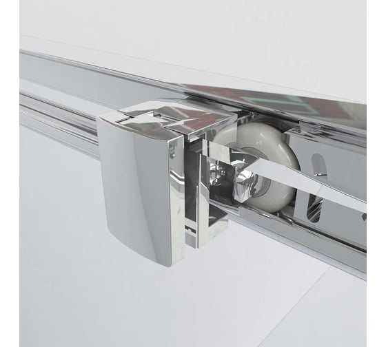 Душевая дверь VINCEA Garda, 1100, черный, стекло прозрачное VDS-1G110CLB