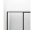 Душевая дверь VINCEA Slim 8 мм, черный, стекло прозрачное VDP-4SL120CLB 4