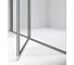 Душевая дверь VINCEA Slim 8 мм, вороненая сталь, стекло прозрачное VDP-4SL120CLGM 3