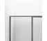 Душевая дверь VINCEA Slim 8 мм, вороненая сталь, стекло прозрачное VDP-4SL120CLGM 4