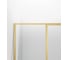 Душевая дверь VINCEA Slim 8 мм, брашированное золото, стекло прозрачное VDP-4SL120CLG 5