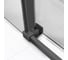 Душевая дверь VINCEA Slim Soft, 1300, вороненая сталь, стекло прозрачное VDS-1SS130CLGM 3