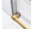 Душевая дверь VINCEA Slim Soft, 1300 брашированное золото, стекло прозрачное VDS-1SS130CLG 3