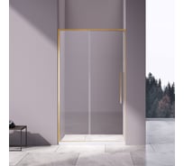 Душевая дверь VINCEA Slim-N, 1100 брашированное золото, стекло прозрачное VDS-4SN110CLG