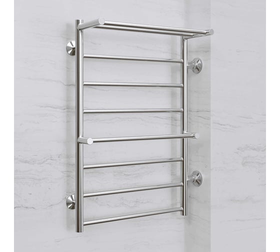 Полотенцесушитель Terminus Аврора с 2-мя полками П8 500х800 боковое подключение 500 4670078563279 1
