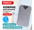 Коврик для ванной противоскользящий PRIMILA с теркой для ступней 70x40см серый, ПВХ, присоски, 700374 2