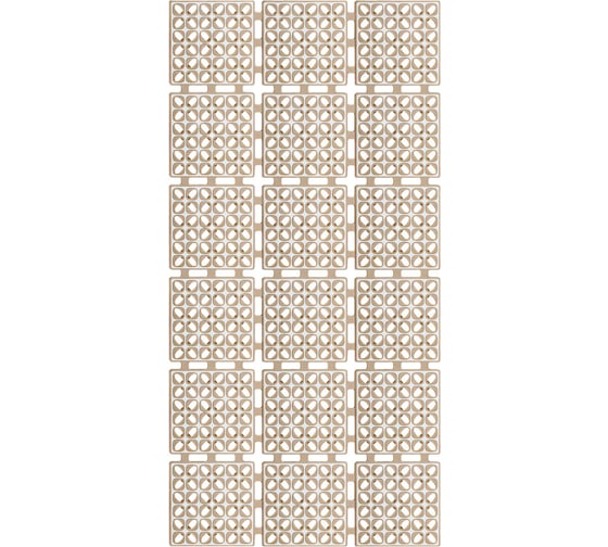 Коврик для ванной противоскользящий PRIMILA износостойкий 80x40см Кофейные зерна, ПП+ТПЭ, 700386 1