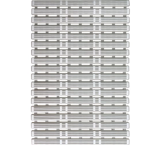 Коврик для ванной противоскользящий PRIMILA износостойкий 68x40см Лесенка, ПП+ТПЭ, присоски, 700385 1