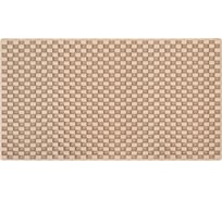 Коврик для ванной противоскользящий PRIMILA 66x36см Мозаика бежевый, ТПЭ, присоски, 700387