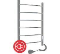 Полотенцесушитель Электрический ТЕРМОДИЗАЙН нержавеющая сталь, R (лесенка) W=500, H=1000 (7 перекладин) ТЕРМО ДИЗАИН TDR009E