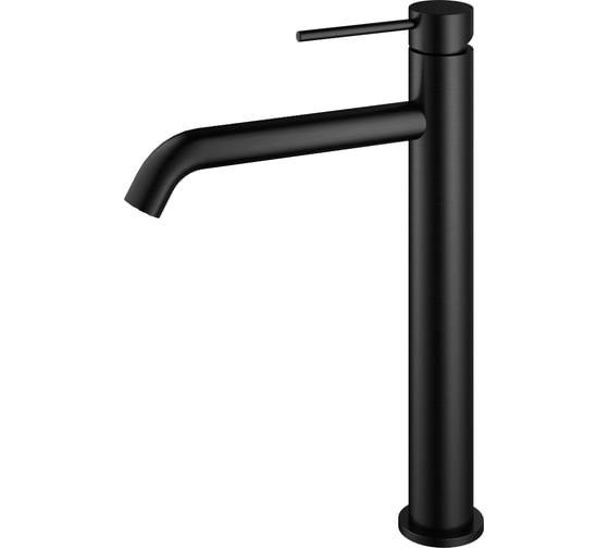 Смеситель для раковины VINCEA City однорычажный, черный матовый VBF-2C2MB 1