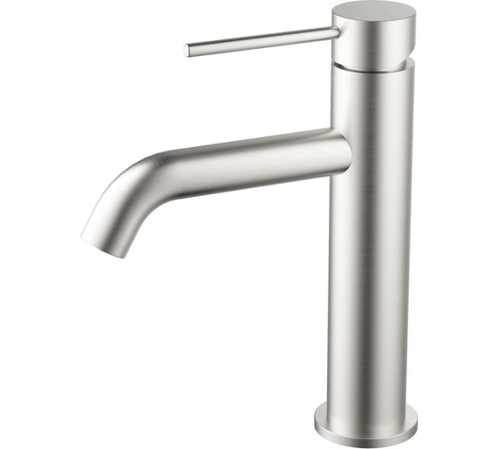 Смеситель для раковины VINCEA City однорычажный, сатин VBF-2C1BN 1