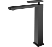 Смеситель для раковины VINCEA Dice однорычажный, черный матовый VBF-2DS2MB