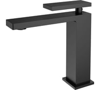 Смеситель для раковины VINCEA Dice однорычажный, черный матовый VBF-2DS1MB