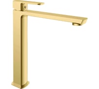 Смеситель для раковины VINCEA Next однорычажный, брашированное золото VBF-1N2BG