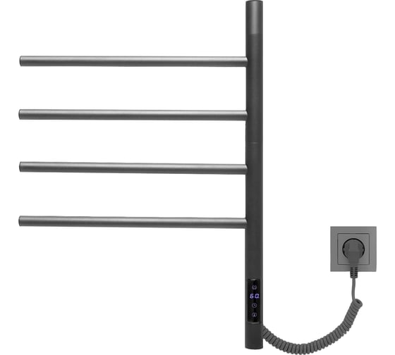 Полотенцесушитель электрический VINCEA 43x60, графит, таймер VTD-1S1CGE 1