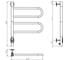 Полотенцесушитель электрический VINCEA 44x60, графит, таймер VTD-1R1CGE 4