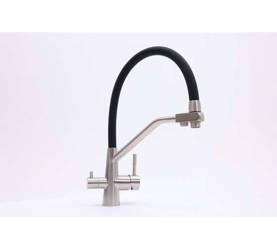 Смеситель для кухни с гибким изливом и фильтром для воды Alcora сатин, Ravana NS-MH-J006 1