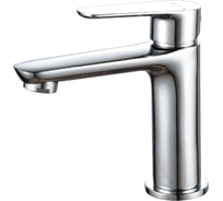 Смеситель одноручный для умывальника монолитный DECOROOM хром DR29011