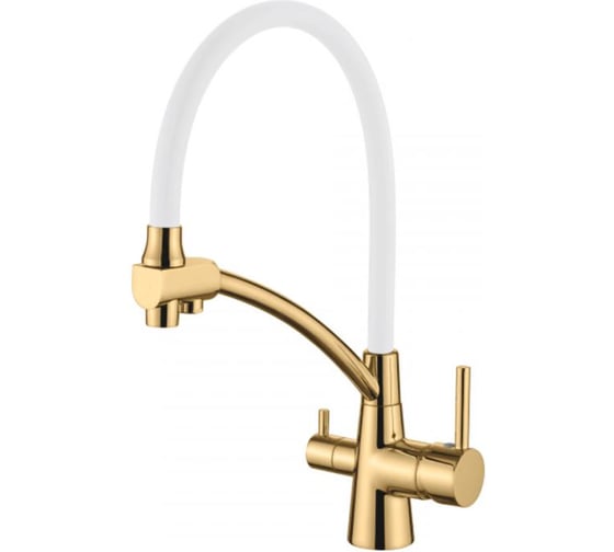 Смеситель для кухни Ledeme с гибким изливом L4855G-3 1