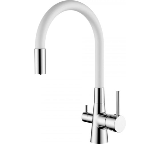 Смеситель для кухни Ledeme с гибким изливом L4955-3 1