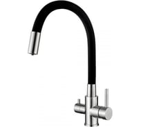 Смеситель для кухни Ledeme с гибким изливом L74255-2