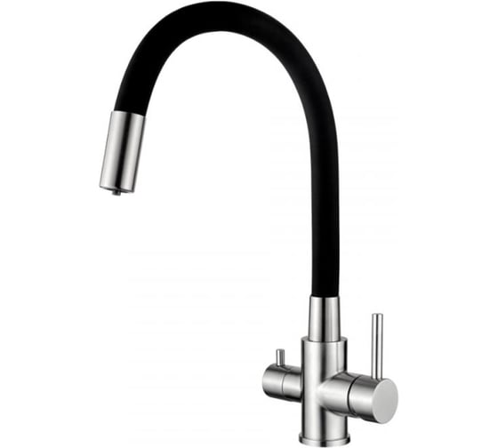 Смеситель для кухни Ledeme с гибким изливом L74255-2 1