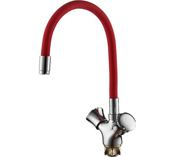 Смеситель для кухни Ledeme с гибким изливом L4022-1 1