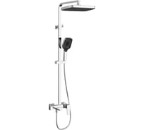 Душевая стойка VINCEA Cube с изливом, хром VSFS-4C12CH