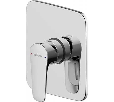 Встраиваемый смеситель Bravat Source 1-функция, хром 00266754 PB8173218CP-ENG