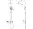 Душевая стойка VINCEA Rim с изливом, хром VSFS-2RM1CH 4