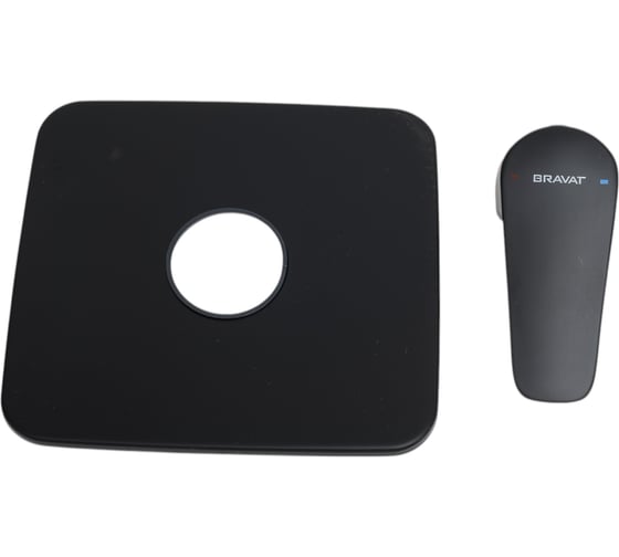 Встраиваемый смеситель Bravat Source Black 1-функция, черный матовый 00267778 PB8173218BW-ENG