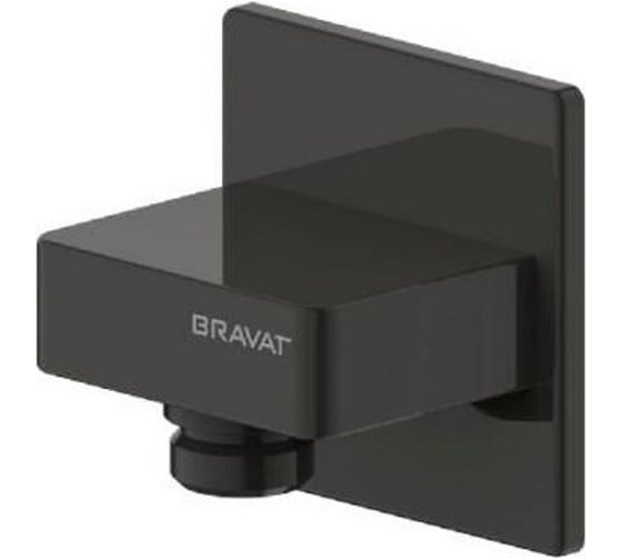 Переходник-штуцер для шланга Bravat черный 00285579 P7429BW-1