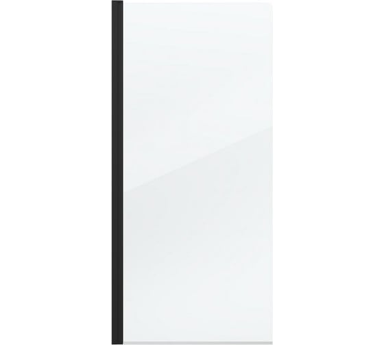 Шторка на ванну Bravat Alfa 700х1500 мм, профиль матовый черный 00277664 BG070.1501BM 1
