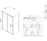 Душевой уголок VINCEA City, 1100х900, хром, стекло прозрачное VSR-5CT9011CL 6