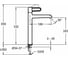 Смеситель Jacob Delafon Odeon Rive Gauche 00269993 E21031-BL-BL 3