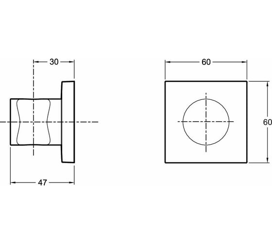Держатель для ручного душа Jacob Delafon Modulo 00209685 8468D-CP