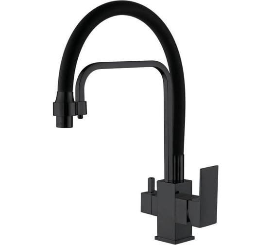 Смеситель для кухни с гибким изливом Ledeme L4655B-2 1