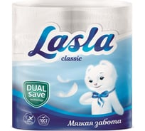 Туалетная бумага Lasla Classic 2 слоя 4 рулона ЦБ-01