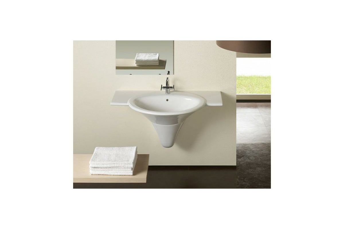 Полупьедестал для раковины HATRIA SCULTURE белый YR4001 - выгодная цена ...