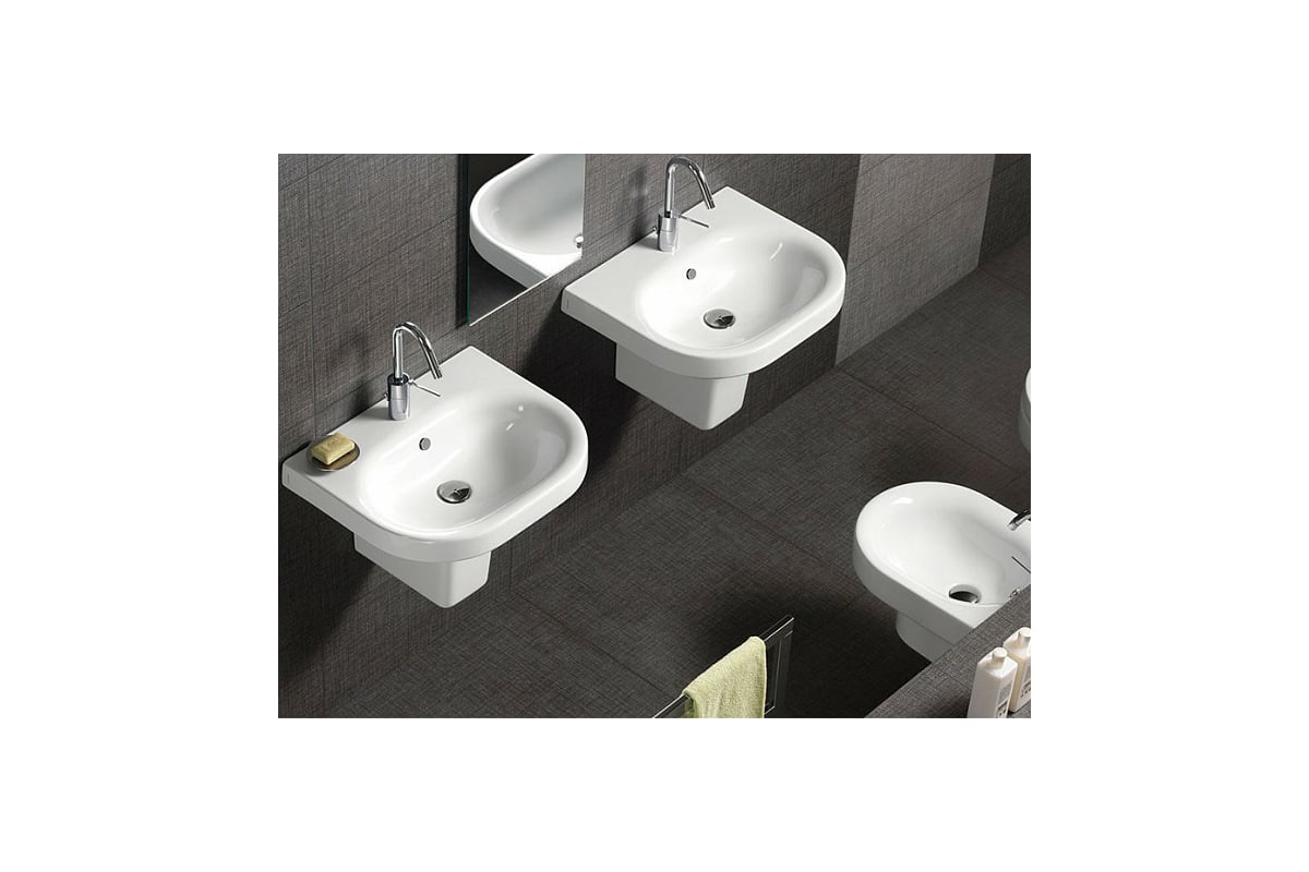 Полупьедестал для раковины HATRIA DAYTIME белый YXCQ01 - выгодная цена ...