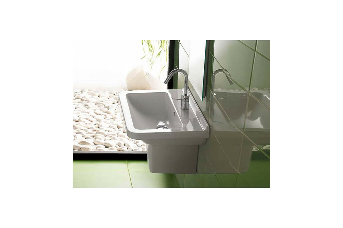 Полупьедестал для раковины HATRIA ERIKA PRO Q белый YXBK01 - выгодная ...