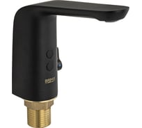 Смеситель Brimix сенсорный для раковины, с регулировкой температуры воды на корпусе, цвет ЧЁРНЫЙ. 08771