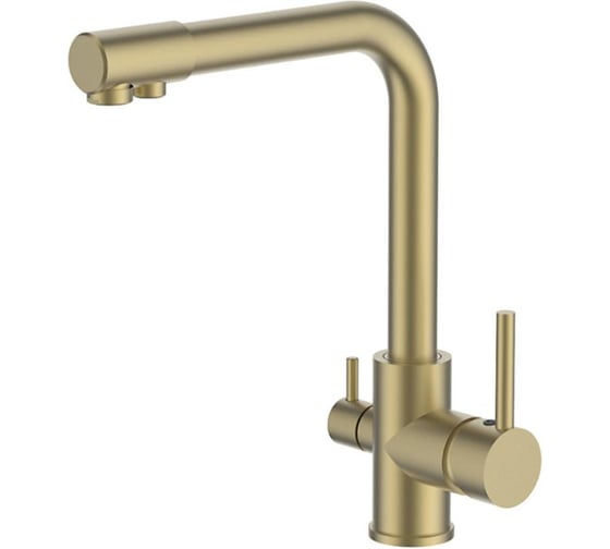 Смеситель для кухни Ledeme со встроенным фильтром (краном) под питьевую воду L4055Y-3 1