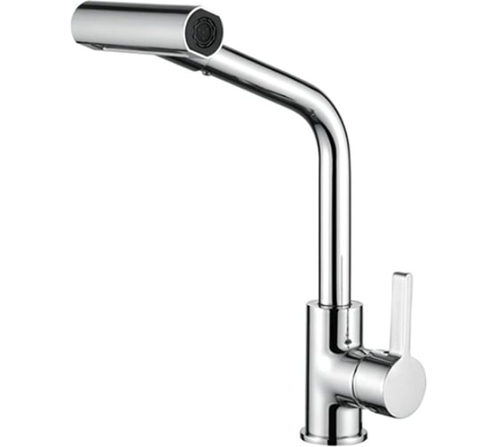 Смеситель для кухни Ledeme с поворотной лейкой 4 режима L4099-4 1