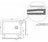 Душевой поддон HATRIA Petra_H3 1000x700, с сифоном, белый, крышка стальная PA10007000100 3