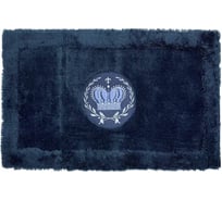 Коврик Bath Plus с вышивкой атлас 100х60 синий NH-HLFT21080/1