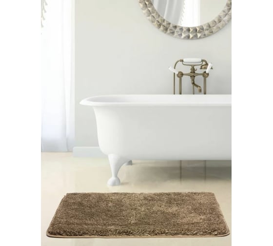 Коврик в ванну Bath Plus Бонд 60х90 бежевый RHL368BE